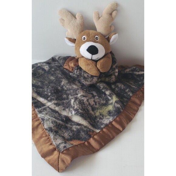 Scene Weaver Camo Deer Security Blanket Lovey Satin Springs Creative True Timber - Picture 9 of 12